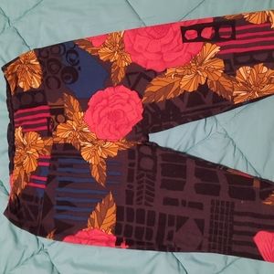 LulaRoe, one size, gold/pink/black